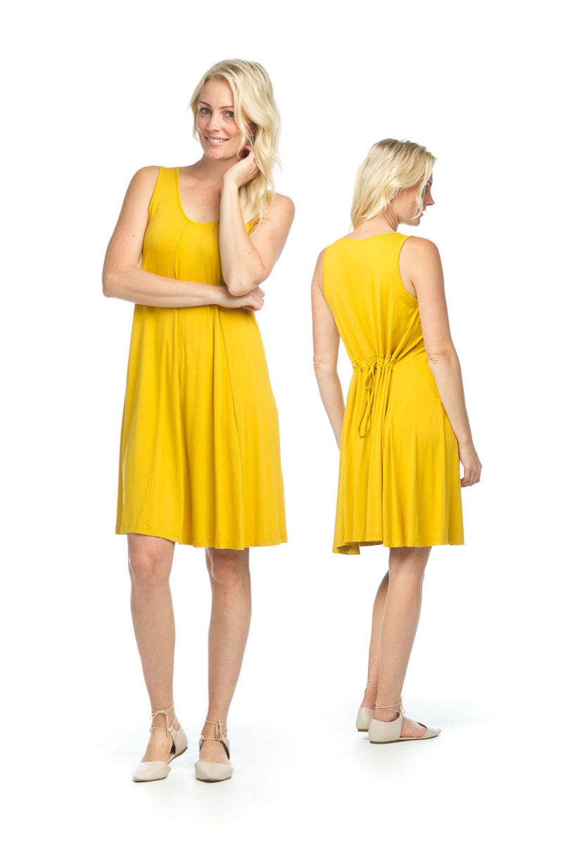 PD12570 MUSTA Stretch Dress with Back Tie