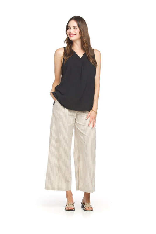 PP18808 LINEN Striped Linen blend pants