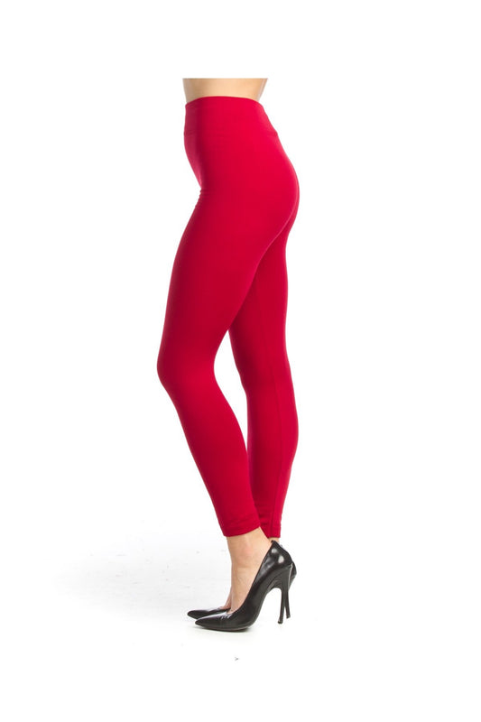 PP7508 RED Fleece lined leggings TX300