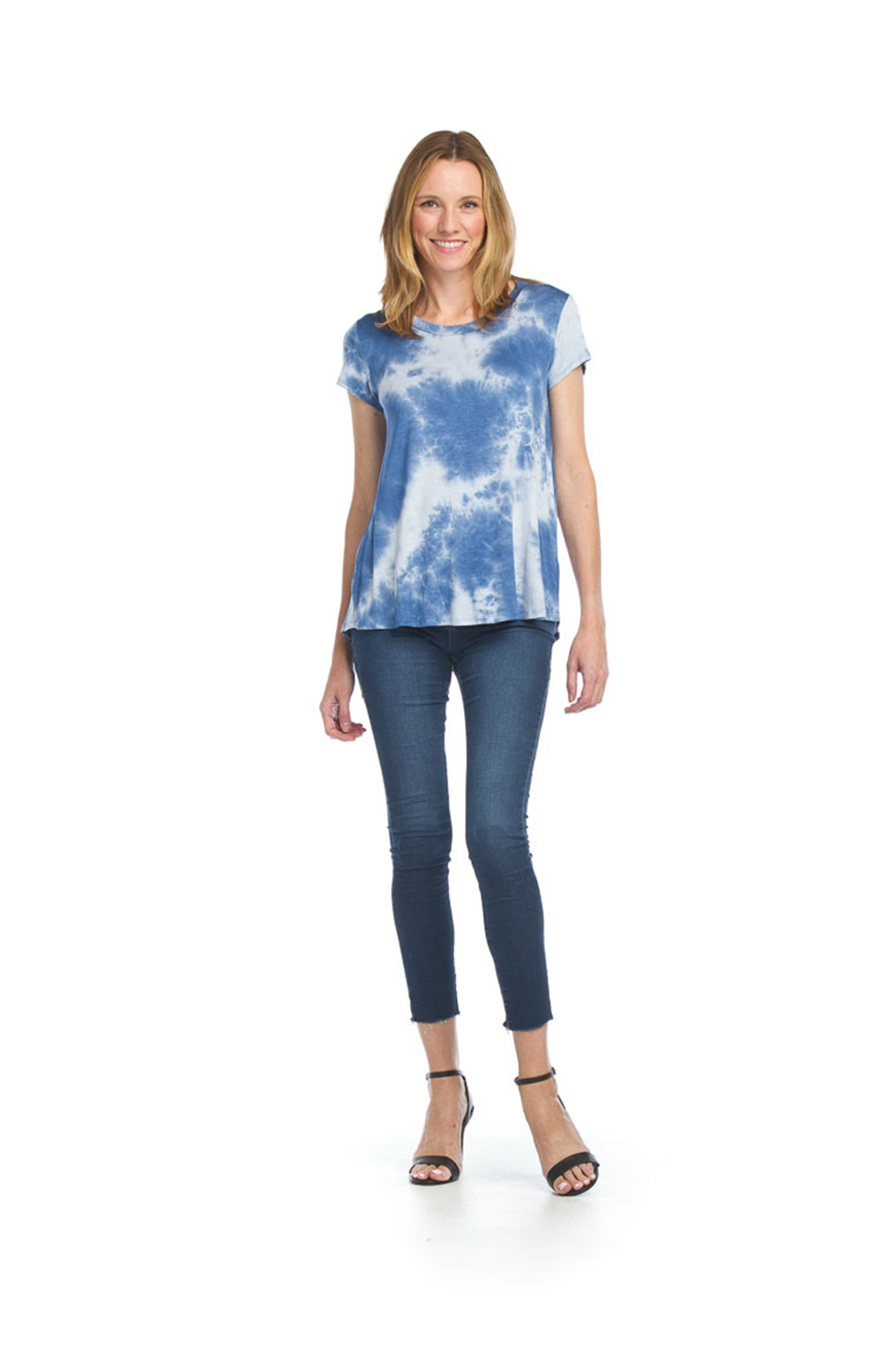 PT07110 INDIG Soft Tie Dye Stretch T Shirt