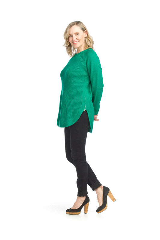 ST04384 EMERA Long sleeve Sweater with Zip side